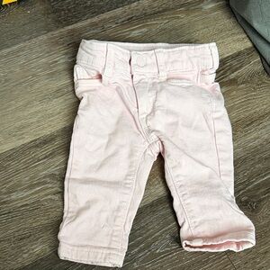 Janie and Jack Light Pink Baby jeans wtih adjustable waist